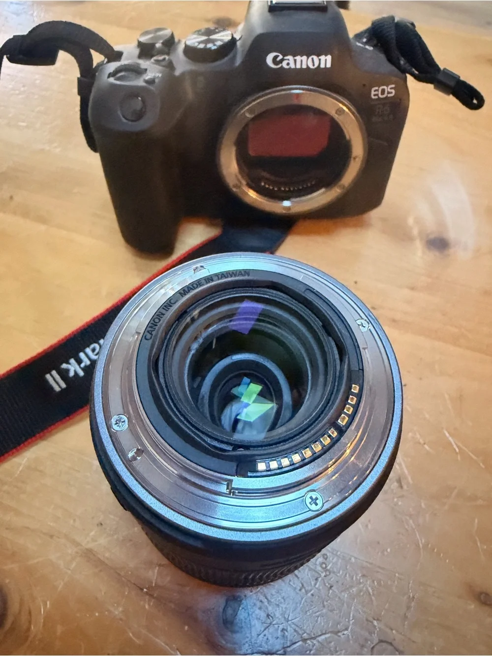 Canon EOS R6 Mark II Mirrorless Camera - Black Body with Black Lens NWOT
